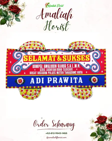 Papan Bunga Ucapan Selamat Kedungwaru